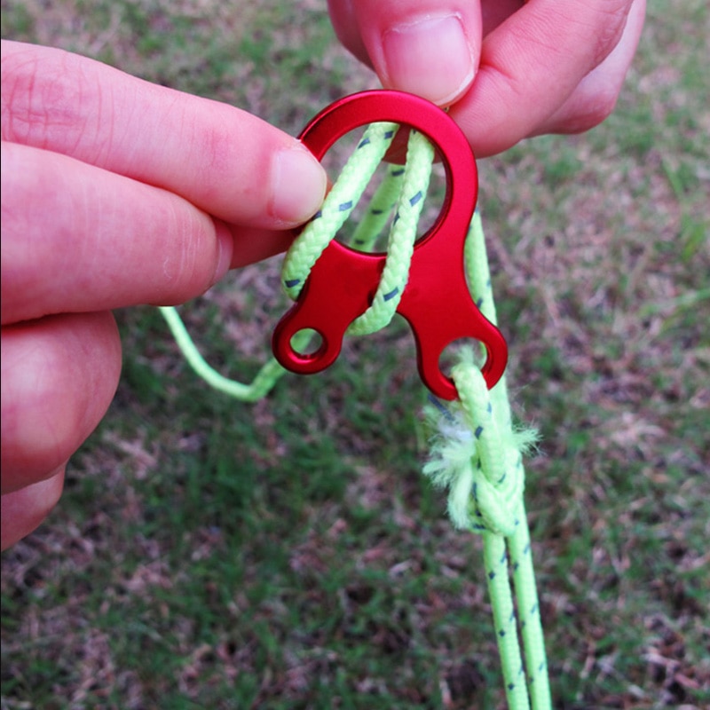 10pcs Quick Knot Tent Wind Rope Buckle for Camping Tent Tightening