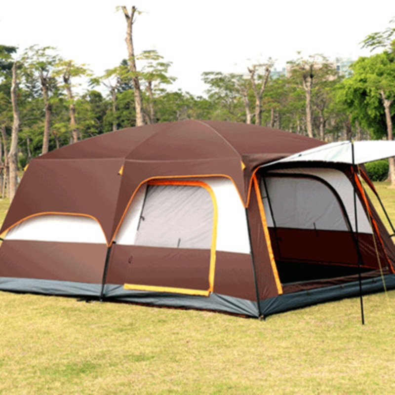 2- Bedroom Leisure Rainproof Double - Decker Camping Tent