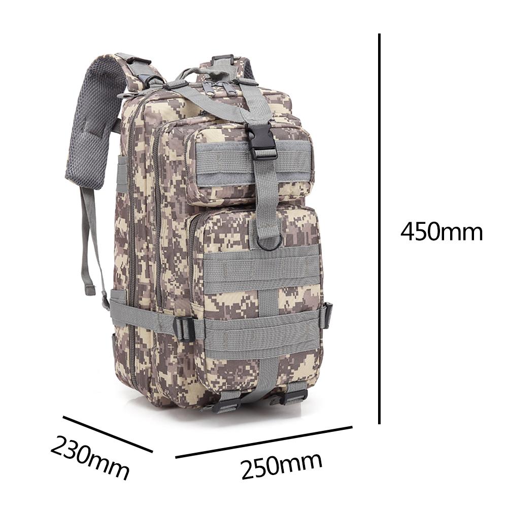 30L Waterproof Large Capacity Army Backpack for Camping / Hunting / Hiking