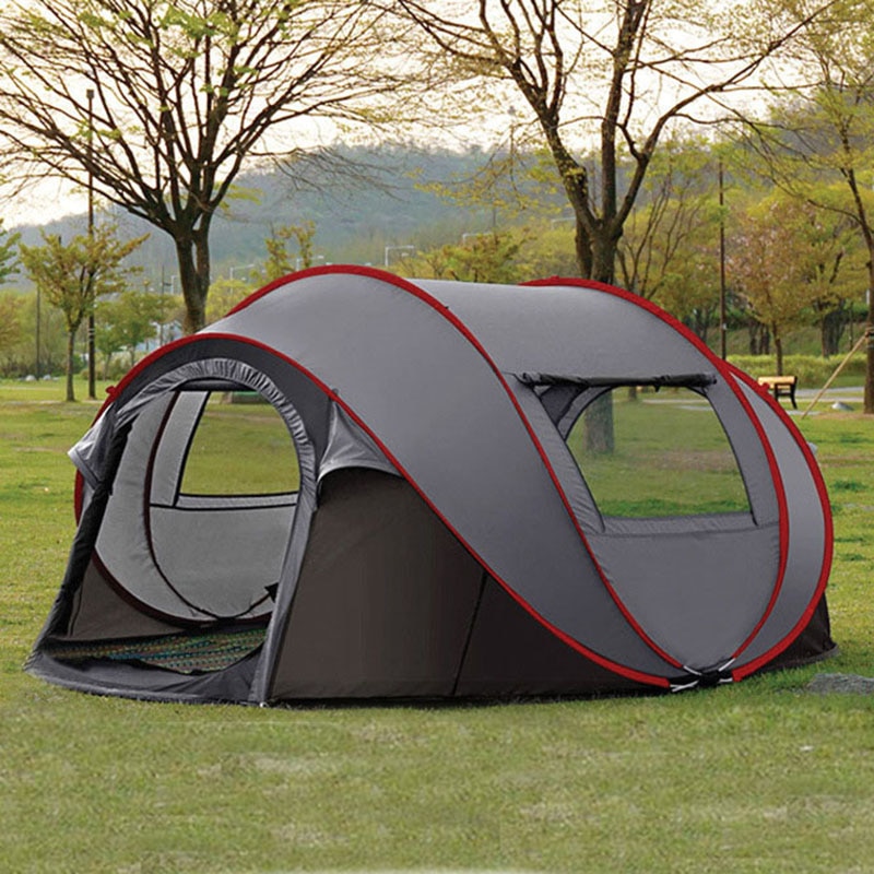 Fully Automatic, Ultra Large Outdoor Camping Tent for 4-5 People