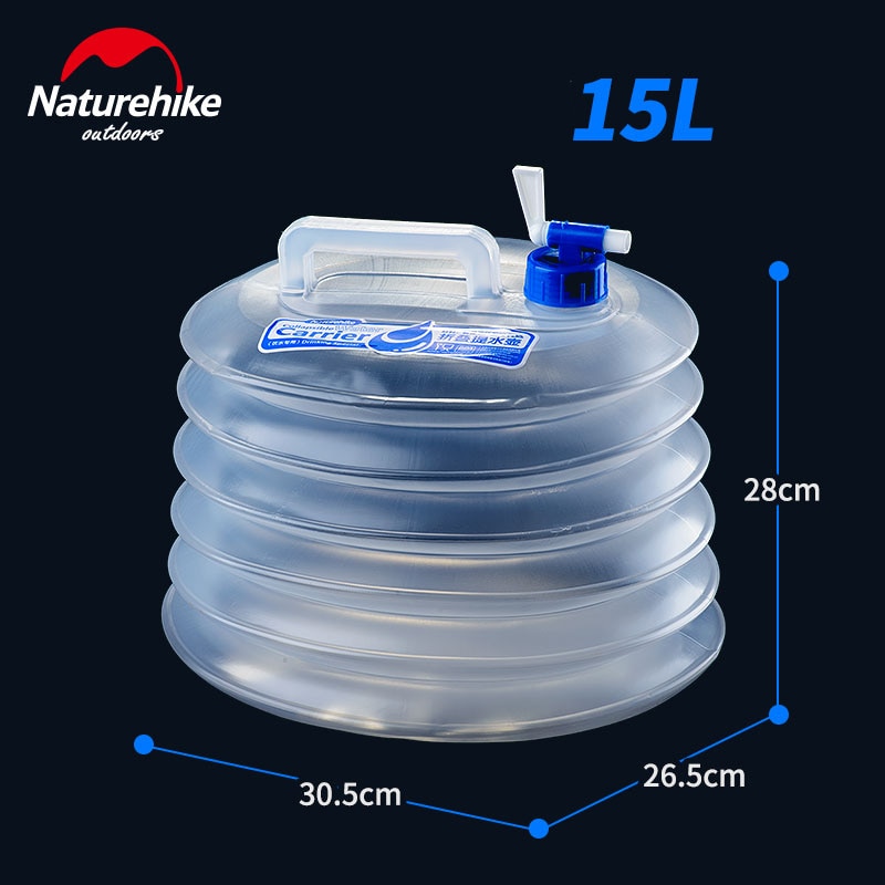 Naturehike Foldable / Collapsible / Portable Water Bag Container with Tap