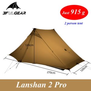 3F UL Gear Silnylon Light weight 2 Person Camping / Hiking Tent