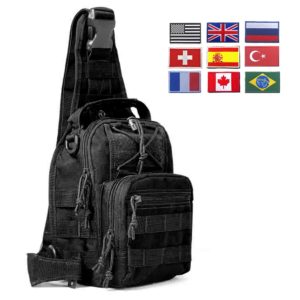 600D Military Tactical Waterproof Camouflage Army Shoulder Bag for Camping