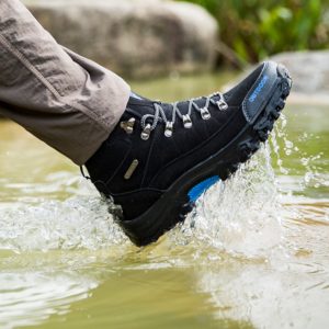 Waterproof Men’s Outdoor Travel & Hiking Leather Shoes