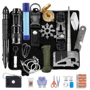 Multi-functional Outdoor Camping Emergency Survival Tool Kit