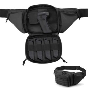 Outdoor Tactical Waist Gun Holster Bag for Camping & Hunting