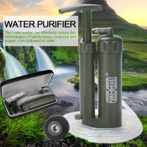 Emergency Life Survival Portable Water Purifier for Camping / Hiking