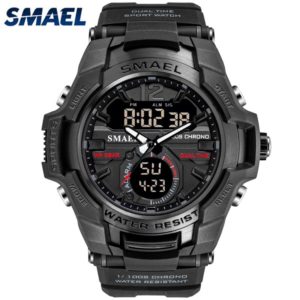 SMAEL Men’s Shock Resistant Waterproof LED Digital Quartz Watches