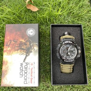 Outdoor Camping Tactical EDC Paracord Waterproof Watch